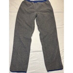 Vintage 90s Patagonia Gray Fleece Sweatpants Side Zipper Back Pocket Mens XL